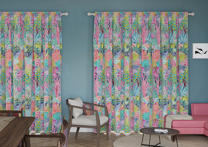 Kolkata Velvet, Rainbow - Made to Measure Curtain - Image 7